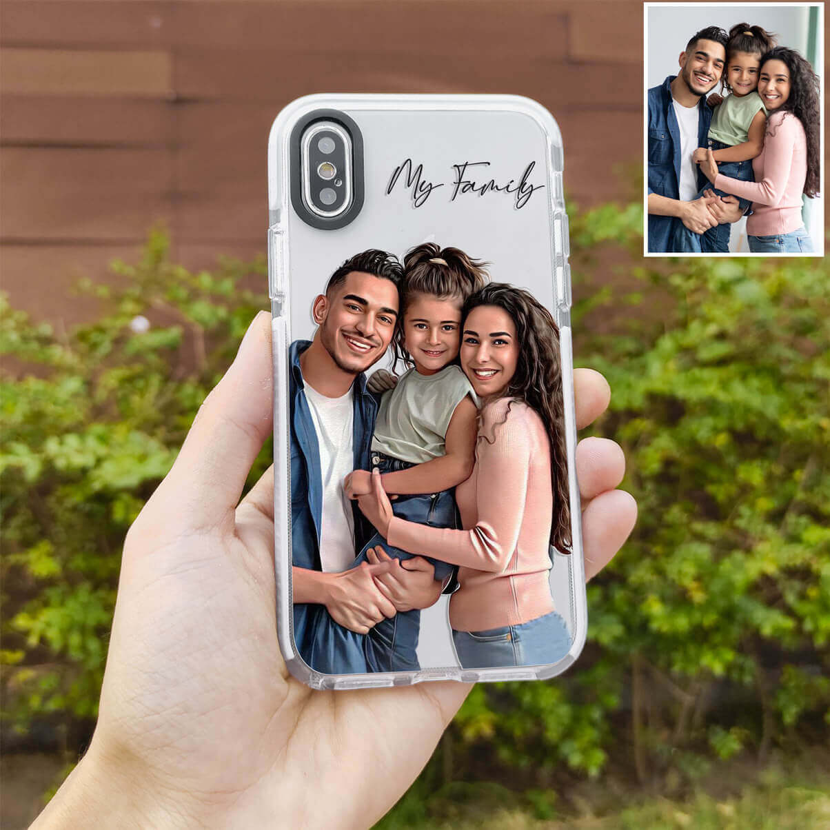 Personalized Phone Case - Drawing Your Photo - Personalized Gift