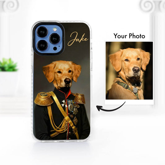 Custom Pet Phone Case - Royal Pet Portrait - Personalized Gifts For Pet Owners
