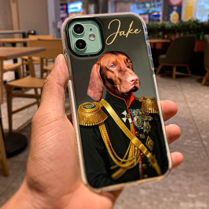 Custom Pet Phone Case - Royal Pet Portrait - Personalized Gifts For Pet Owners