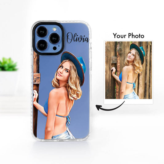 Personalized Phone Case - Drawing Your Photo - Personalized Gift