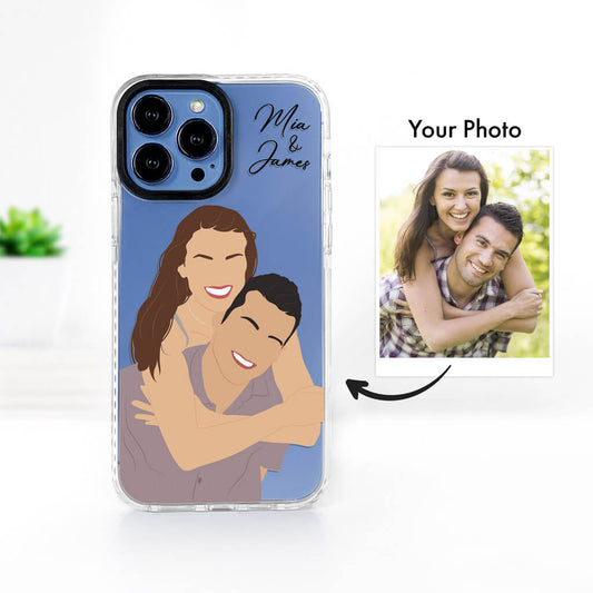 Personalized Phone Case - Custom Faceless Portrait - Personalized Gift